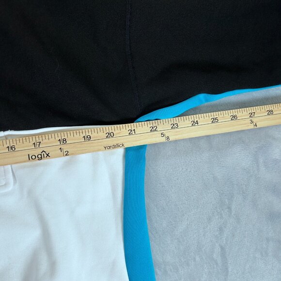 DKNY New York Sport Pullover Women's M White Blue Black - Half Zip Front Pocket - Picture 7 of 10